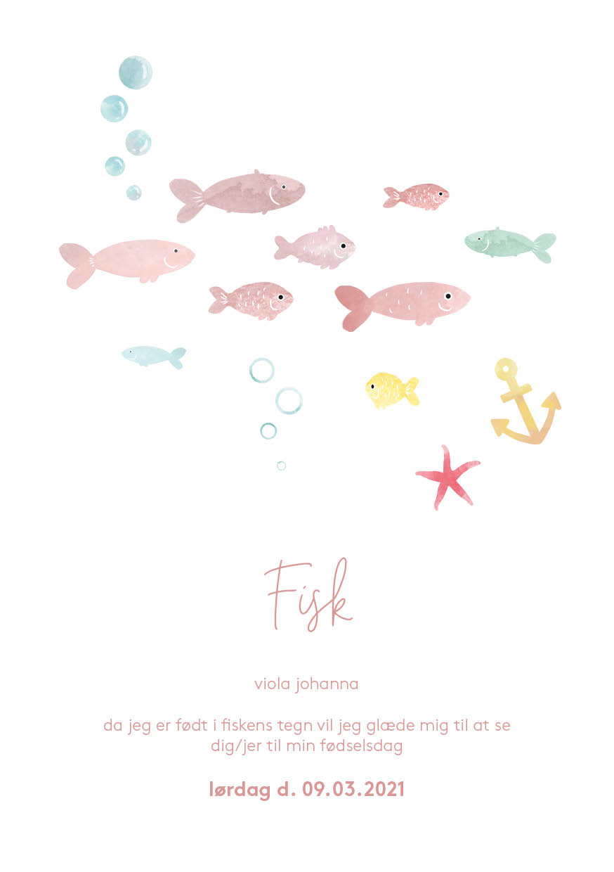 Stjernetegn - Fisk Pige